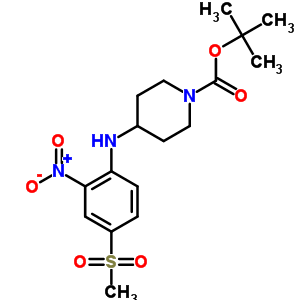 1-Boc-4-[4-(methylsulfonyl)-2-nitrophenyl]piperidin-4-amine Structure,849035-91-2Structure