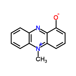 綠膿菌青素結(jié)構(gòu)式_85-66-5結(jié)構(gòu)式