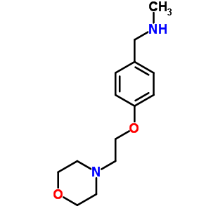 N-methyl-n-[4-(2-morpholin-4-ylethoxy)benzyl]amine Structure,852180-77-9Structure