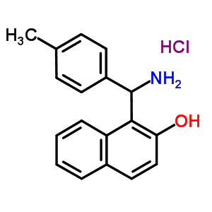 1-(Amino-p-tolyl-methyl)-naphthalen-2-ol hydrochloride Structure,856202-20-5Structure