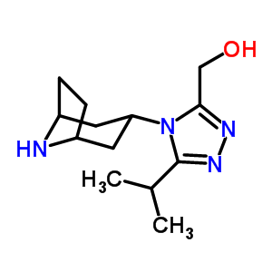 Des[1-(4,4-difluorocyclohexanecarboxamido)-1-phenylpropyl]-3-hydroxymethyl maraviroc Structure,856703-83-8Structure