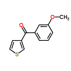 3-(3-Methoxybenzoyl)thiophene Structure,861223-63-4Structure