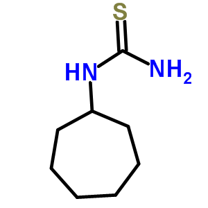 N-環(huán)庚基硫脲結構式_862483-52-1結構式