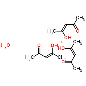 Lutetium(III) acetylacetonate hydrate Structure,86322-74-9Structure