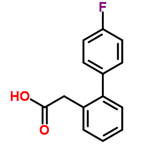 2-Biphenyl-4-fluoro-acetic acid Structure,87293-37-6Structure