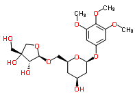 Kelampayoside a Structure,87562-76-3Structure