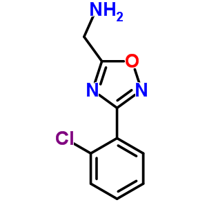 C-[3-(2-Chloro-phenyl)-[1,2,4]oxadiazol-5-yl]-methylamine Structure,883548-05-8Structure