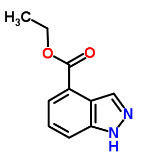 1H-indazole-4-carboxylic acid ethyl ester Structure,885279-45-8Structure