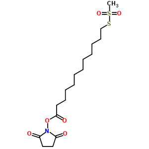 N-succinimidyloxycarbonylundecyl methanethiosulfonate Structure,887407-54-7Structure