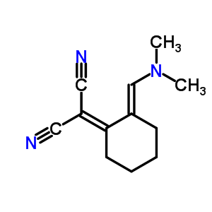 2-[(2E)-2-(dimethylaminomethylidene)cyclohexylidene]propanedinitrile Structure,88745-29-3Structure