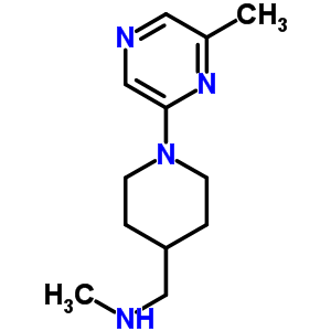 N-methyl-1-(6-methyl-2-pyrazinyl)-4-piperidinemethanamine Structure,887922-91-0Structure