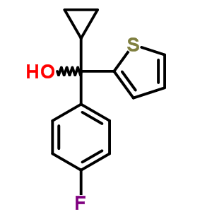 2-Thiophenemethanol, a-cyclopropyl-a-(4-fluorophenyl)- Structure,88858-94-0Structure