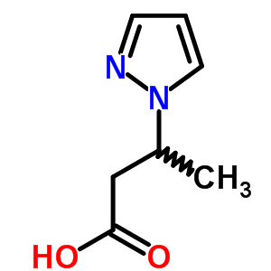 3-Pyrazol-1-yl-butyric acid Structure,890092-84-9Structure