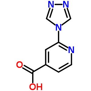 2-(4H-1,2,4-Triazol-4-yl)isonicotinic acid Structure,890095-26-8Structure