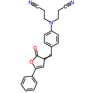 3,3-((4-((Z)-(2-氧代-5-苯基呋喃-3(2H)-基)甲基)苯基)亞氨基)二丙腈結(jié)構(gòu)式_89080-19-3結(jié)構(gòu)式