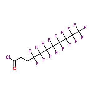 4,4,5,5,6,6,7,7,8,8,9,9,10,10,11,11,11-Heptadecafluoro-undecanoyl chloride Structure,89373-67-1Structure