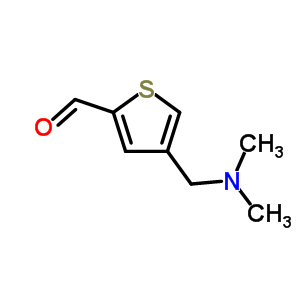 4-Dimethylaminomethyl-thiophene-2-carbaldehyde Structure,893745-77-2Structure