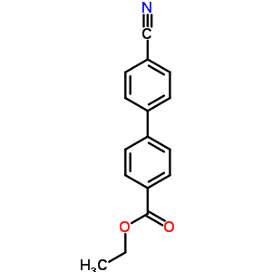 1,1’-Biphenyl-4-carboxylic acid,4’-cyano-,ethyl ester Structure,89409-89-2Structure