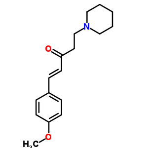 1-(P-methoxyphenyl)-5-piperidino-1-penten-3-one hydrochloride Structure,896-22-0Structure