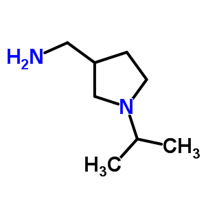 (1-Isopropylpyrrolidin-3-yl)methylamine Structure,90203-08-0Structure