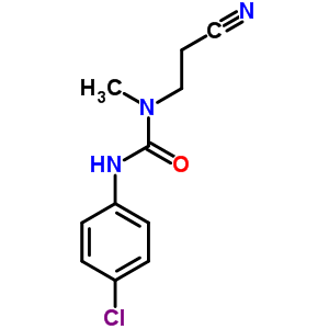 N-(4-氯苯基)-N-(2-氰基乙基)-N-甲基脲結(jié)構(gòu)式_91090-02-7結(jié)構(gòu)式