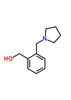 [2-(1-Pyrrolidinylmethyl)phenyl]methanol Structure,91271-58-8Structure