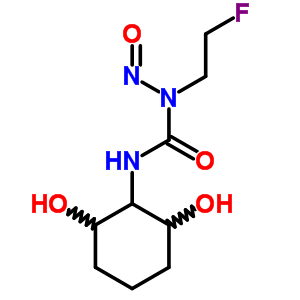 3-(2,6-Dihydroxycyclohexyl)-1-(2-fluoroethyl)-1-nitroso-urea Structure,91390-36-2Structure