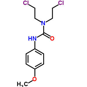 1,1-雙(2-氯乙基)-3-(p-甲氧基苯基)-脲結(jié)構(gòu)式_92167-94-7結(jié)構(gòu)式