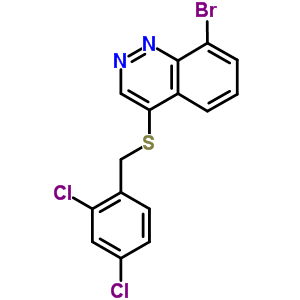 8-Bromo-4-[(2,4-dichlorophenyl)methylsulfanyl]cinnoline Structure,92429-71-5Structure