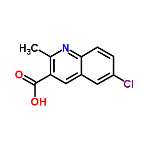 6-Chloro-2-methyl-quinoline-3-carboxylic acid Structure,92513-40-1Structure