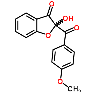 3(2H)-benzofuranone,2-hydroxy-2-(4-methoxybenzoyl)- Structure,92965-21-4Structure