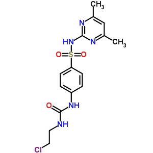 1-(2-Chloroethyl)-3-[4-[(4,6-dimethylpyrimidin-2-yl)sulfamoyl]phenyl]urea Structure,93126-95-5Structure