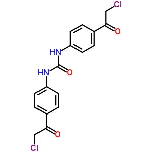 N,N-雙[4-(2-氯乙酰基)苯基]-脲結構式_93320-35-5結構式