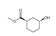 Cyclohexanecarboxylicacid,3-hydroxy-,methylester,(1s,3s)- Structure,99438-47-8Structure